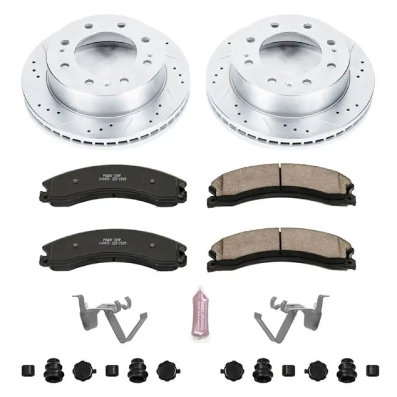 Power Stop 12-20 Gmc Sierra 3500 Hd Front Z23 Evolution Brake Kit 1