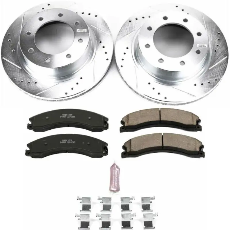 Power Stop 12-21 Nissan Nv3500 Front Z23 Evolution Brake Kit 1
