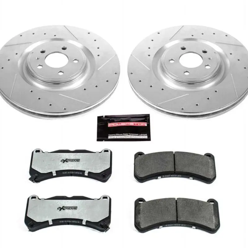 Power Stop 13-14 Ford Mustang Front Z26 Street Brake Kit 1