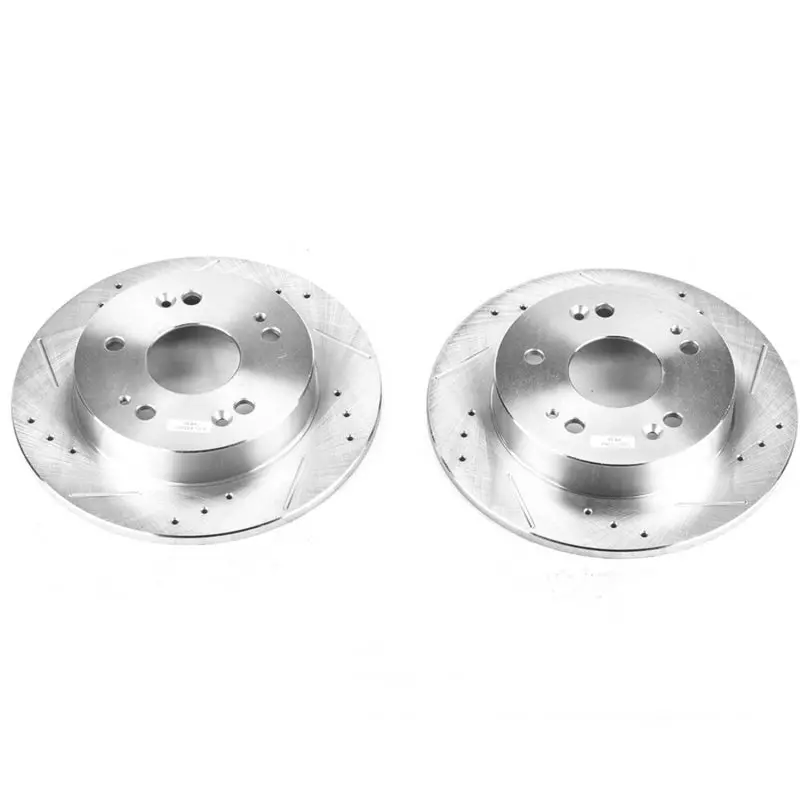 Power Stop 13-15 Acura Ilx Rear Evolution Drilled & Slotted Rotors - Pair 1