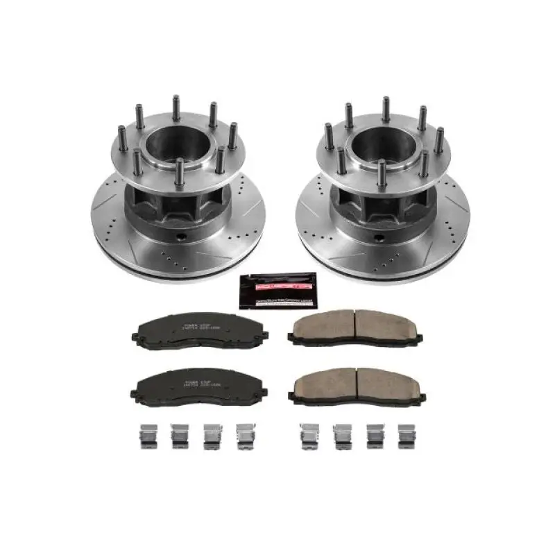Power Stop 13-16 Ford F-350 Super Duty Front Z23 Evolution Brake Kit 1