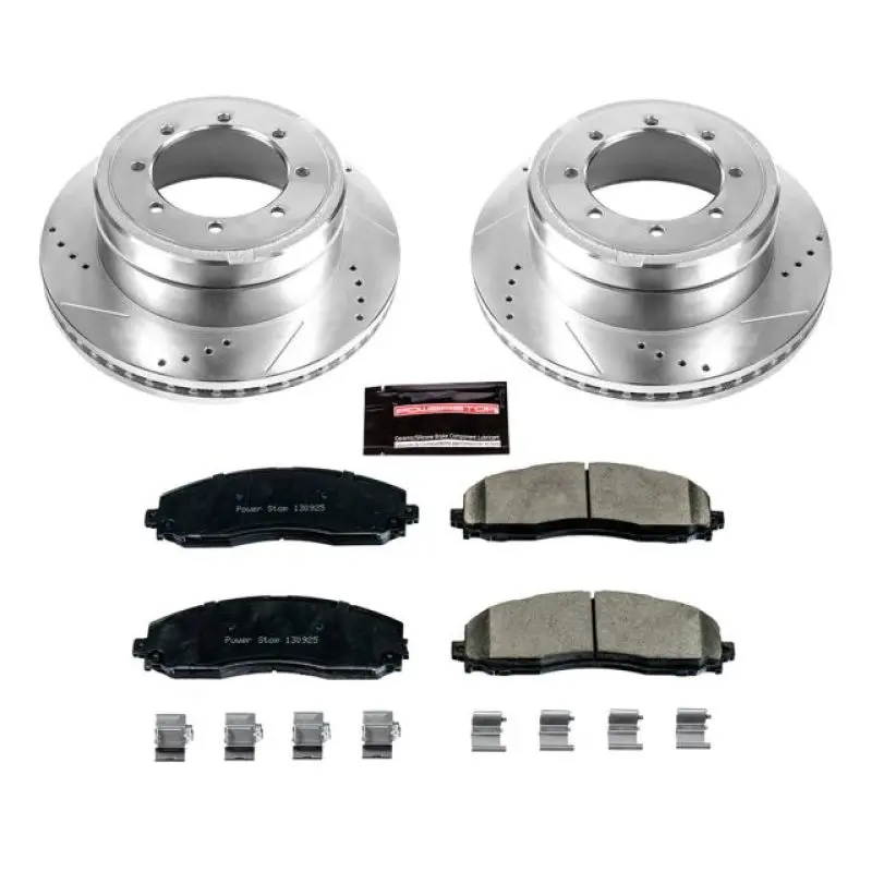 Power Stop 13-16 Ford F-450 Super Duty Rear Z23 Evolution Brake Kit 1