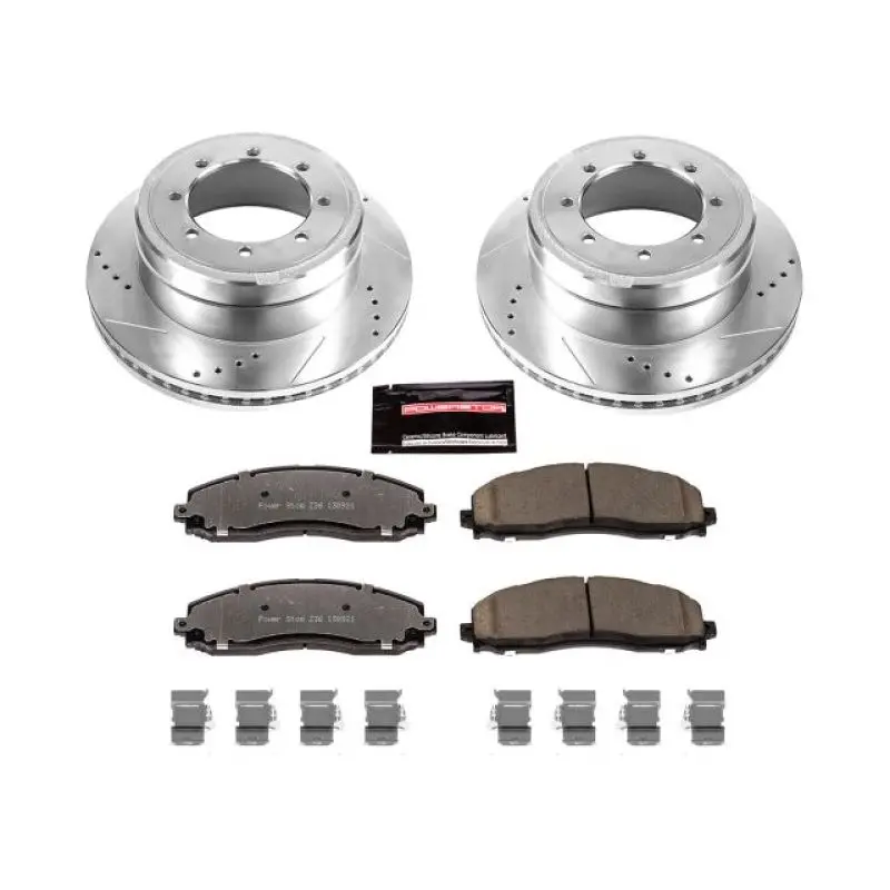 Power Stop 13-16 Ford F-450 Super Duty Rear Z36 Truck & Tow Brake Kit 1