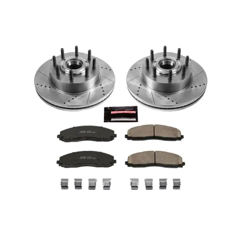Power Stop 13-22 Ford F-350 Super Duty Front Z23 Evolution Brake Kit 1