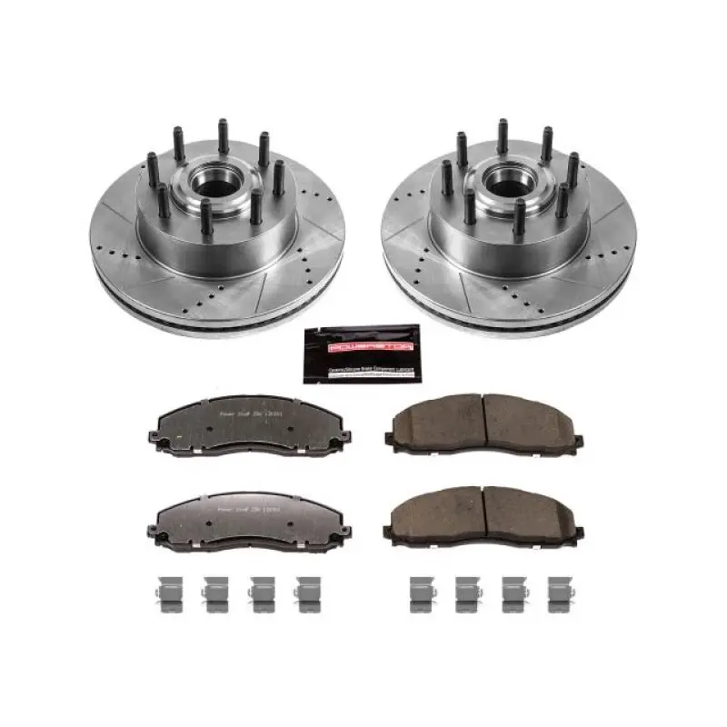 Power Stop 13-22 Ford F-350 Super Duty Front Z36 Truck & Tow Brake Kit 1