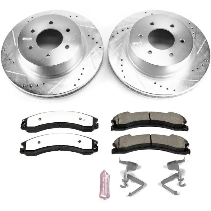 Power Stop 16-22 Nissan Titan Xd Front Z36 Truck & Tow Brake Kit 1