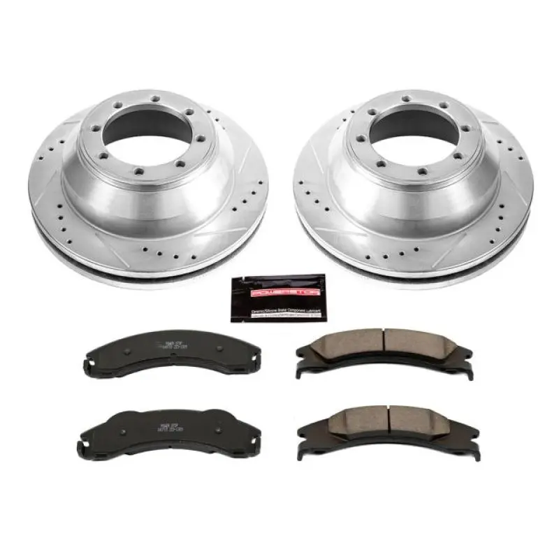 Power Stop 17-18 Ford E-450 Super Duty Rear Z23 Evolution Brake Kit 1