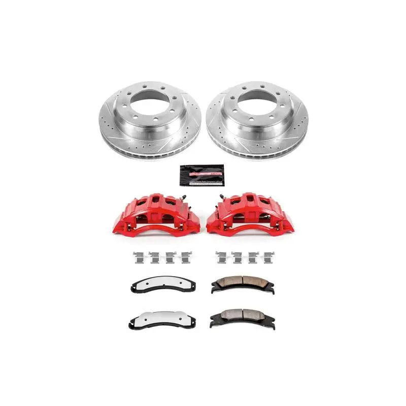Power Stop 17-18 Ford E-450 Super Duty Rear Z36 Truck&Tow Kit W/Cals 1