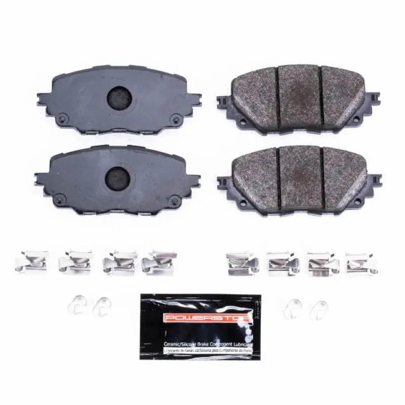 Power Stop 17-19 Fiat 124 Spider Front Track Day Brake Pads 1