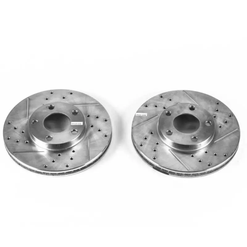 Power Stop 1998 Volkswagen Passat Front Drilled & Slotted Rotor - Pair 1
