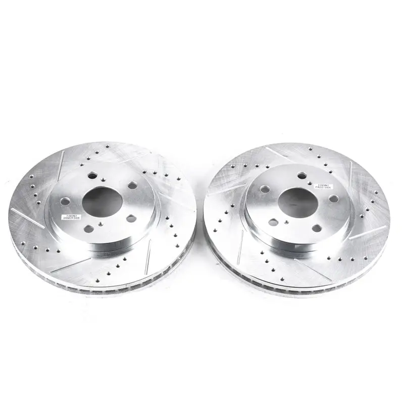 Power Stop 2002 Lexus Es300 Front Evolution Drilled & Slotted Rotors - Pair 1