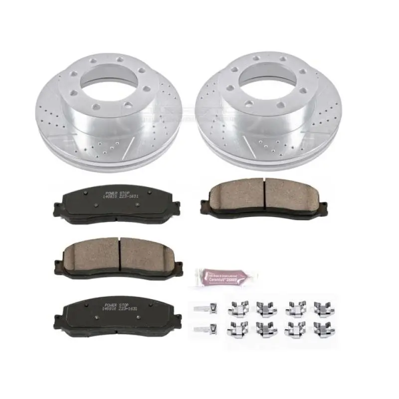 Power Stop 2012 Ford F-350 Super Duty Front Z23 Evolution Brake Kit 1