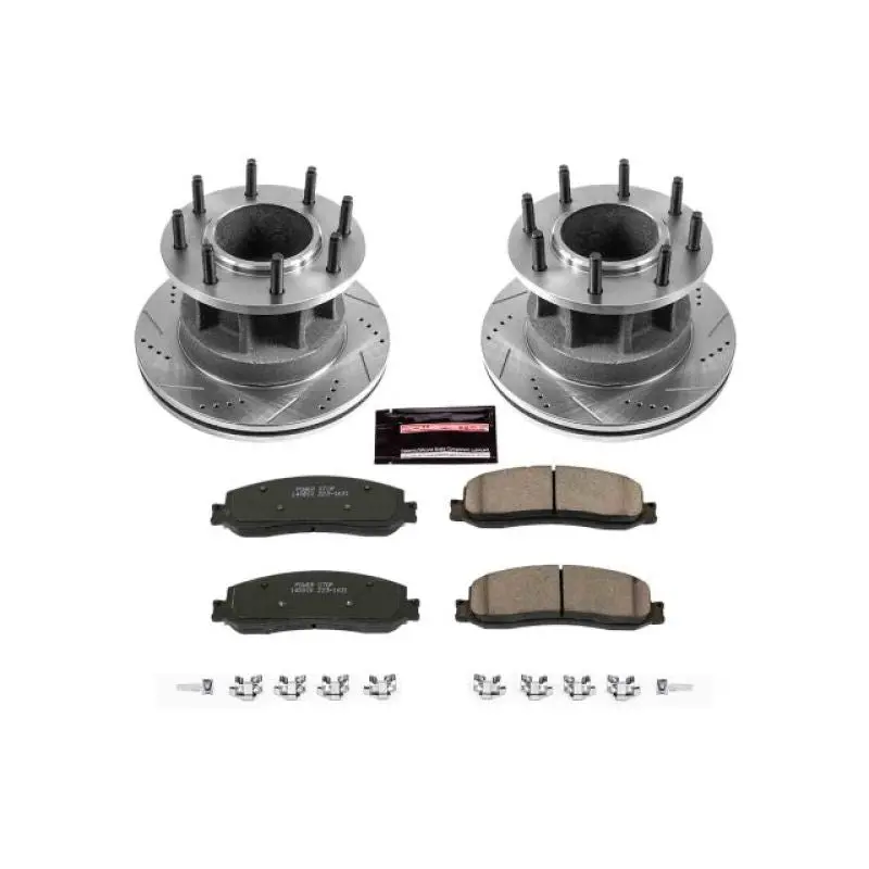 Power Stop 2012 Ford F-350 Super Duty Front Z23 Evolution Brake Kit 1
