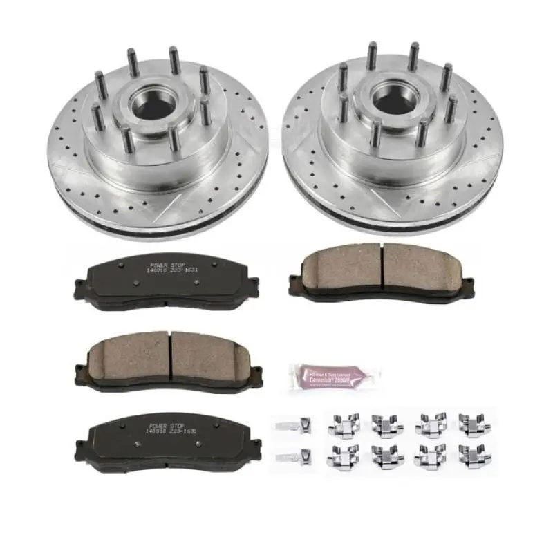 Power Stop 2012 Ford F-350 Super Duty Front Z23 Evolution Brake Kit 1