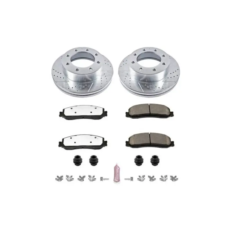 Power Stop 2012 Ford F-350 Super Duty Front Z36 Truck & Tow Brake Kit 1