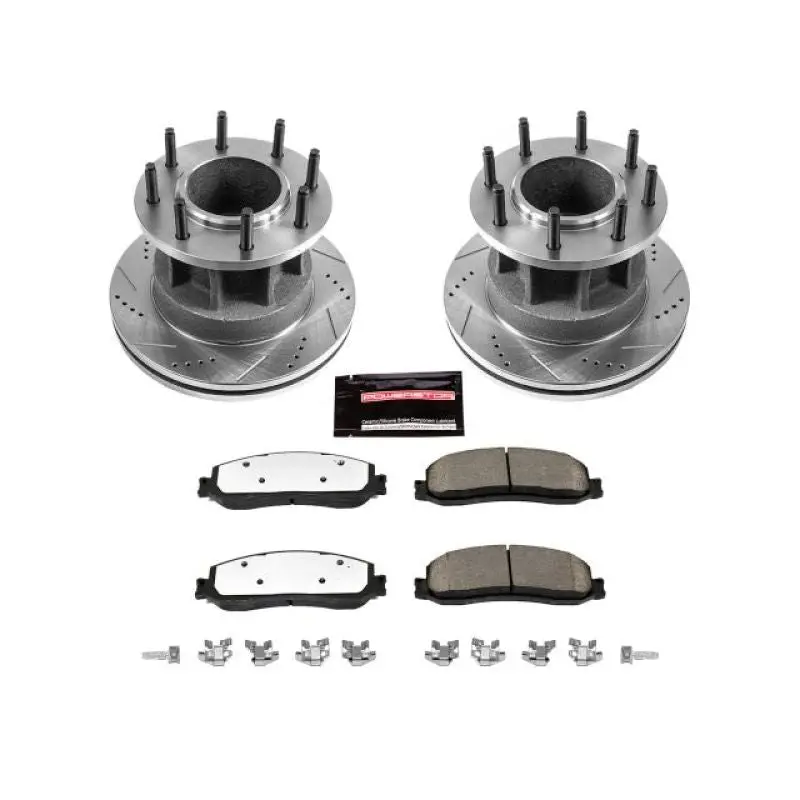 Power Stop 2012 Ford F-350 Super Duty Front Z36 Truck & Tow Brake Kit 1
