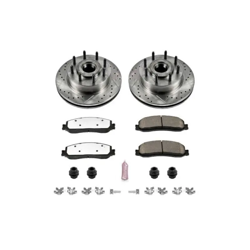 Power Stop 2012 Ford F-350 Super Duty Front Z36 Truck & Tow Brake Kit 1
