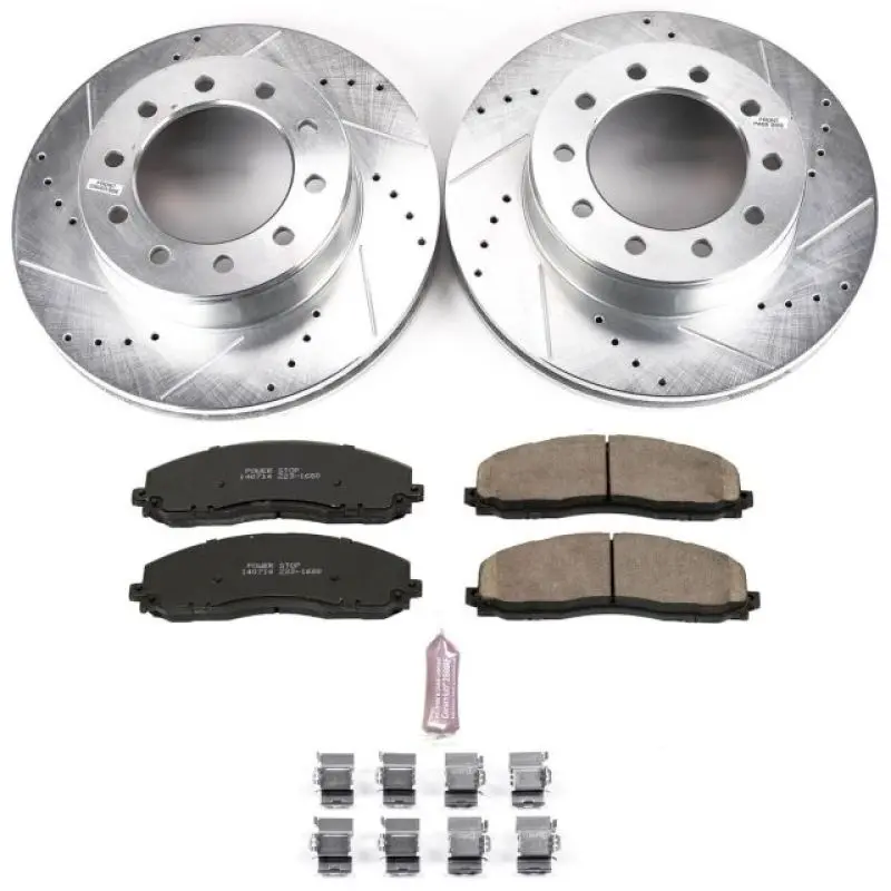 Power Stop 2016 Ford F-350 Super Duty Front Z23 Evolution Brake Kit 1