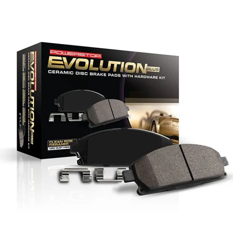 Power Stop 2022 Nissan Pathfinder Front Z17 Evo Ceramic Brake Pad W/Hardware 1