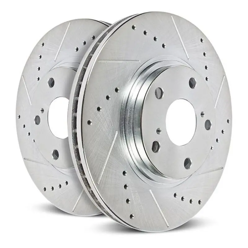 Power Stop 22-24 Acura Mdx Front Drilled & Slotted Rotor (Pair) 1