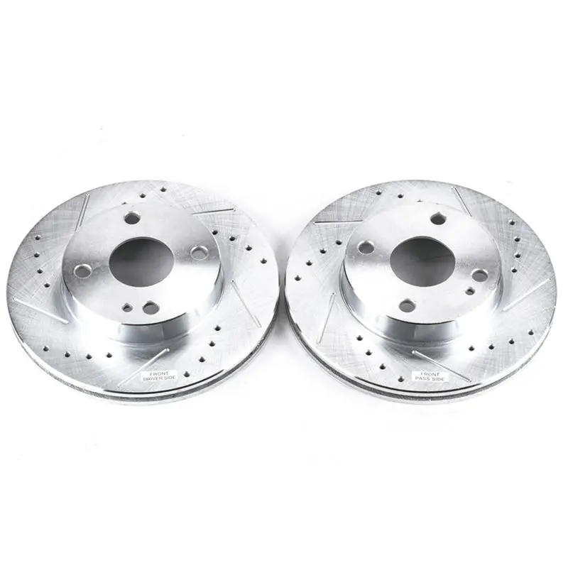 Power Stop 90-93 Mazda Miata Front Evolution Drilled & Slotted Rotors - Pair 1