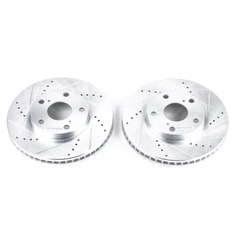 Power Stop 92-01 Lexus Es300 Front Evolution Drilled & Slotted Rotors - Pair 1