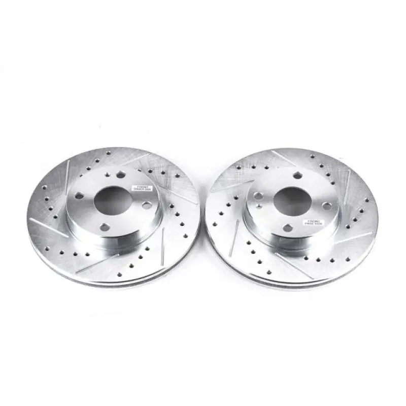 Power Stop 94-97 Mazda Miata Front Evolution Drilled & Slotted Rotors - Pair 1