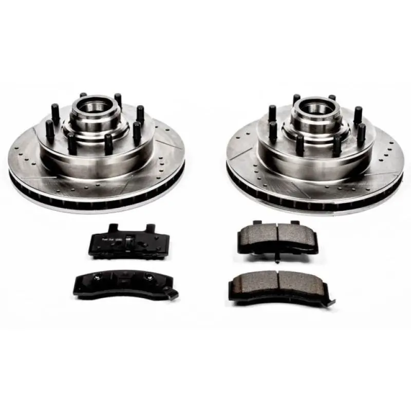 Power Stop 96-02 Gmc Savana 3500 Front Z23 Evolution Brake Kit 1