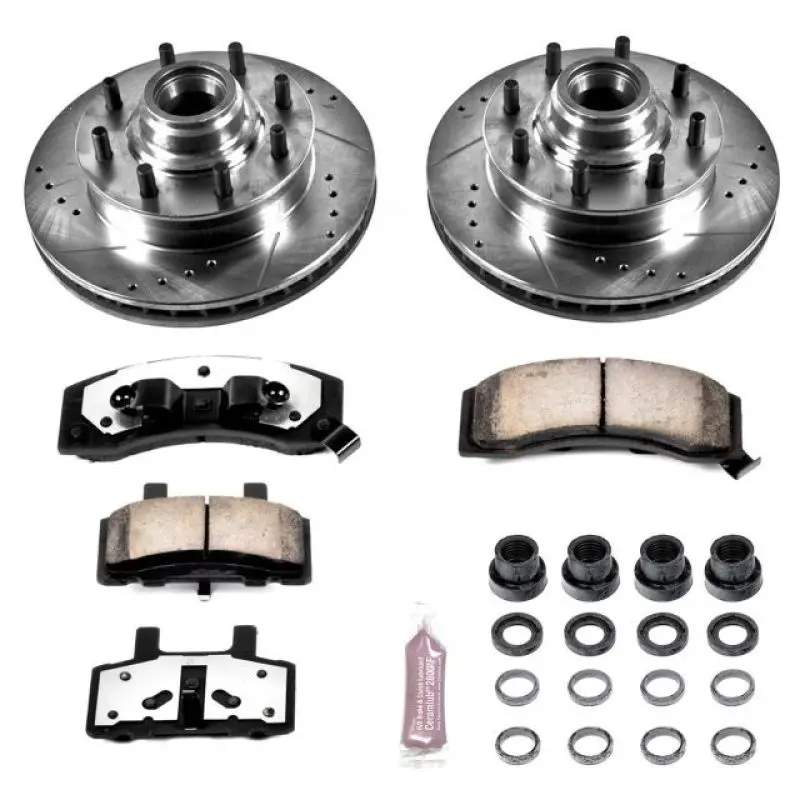 Power Stop 96-02 Gmc Savana 3500 Front Z36 Truck & Tow Brake Kit 1