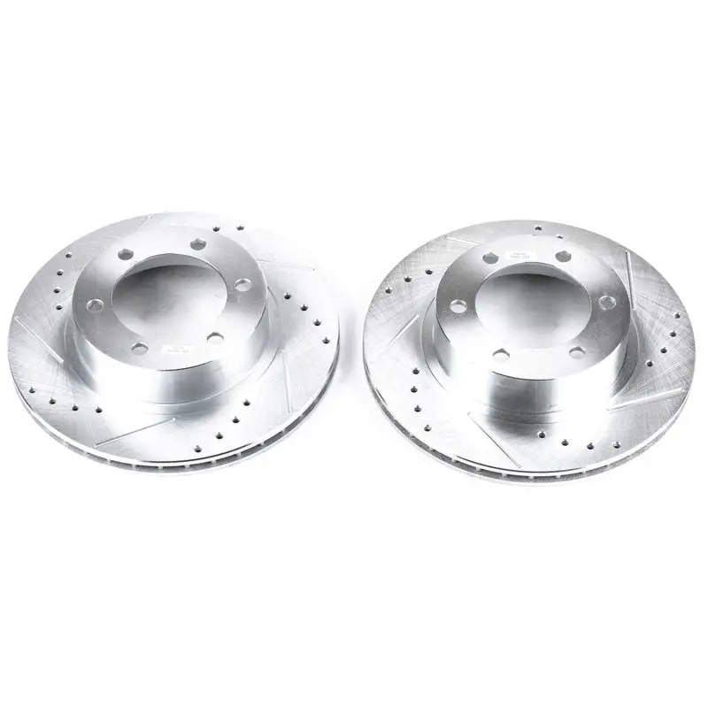 Power Stop 96-02 Toyota 4Runner Front Evolution Drilled & Slotted Rotors - Pair 1