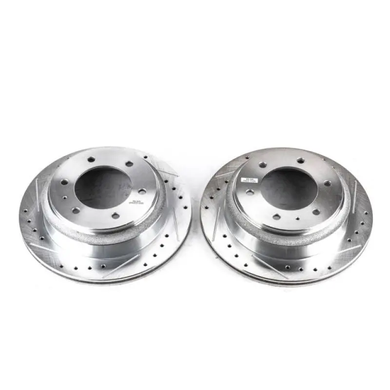 Power Stop 96-99 Acura Slx Rear Evolution Drilled & Slotted Rotors - Pair 1