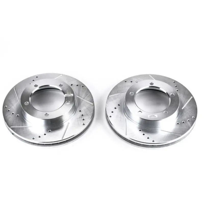 Power Stop 98-07 Lexus Lx470 Front Evolution Drilled & Slotted Rotors - Pair 1