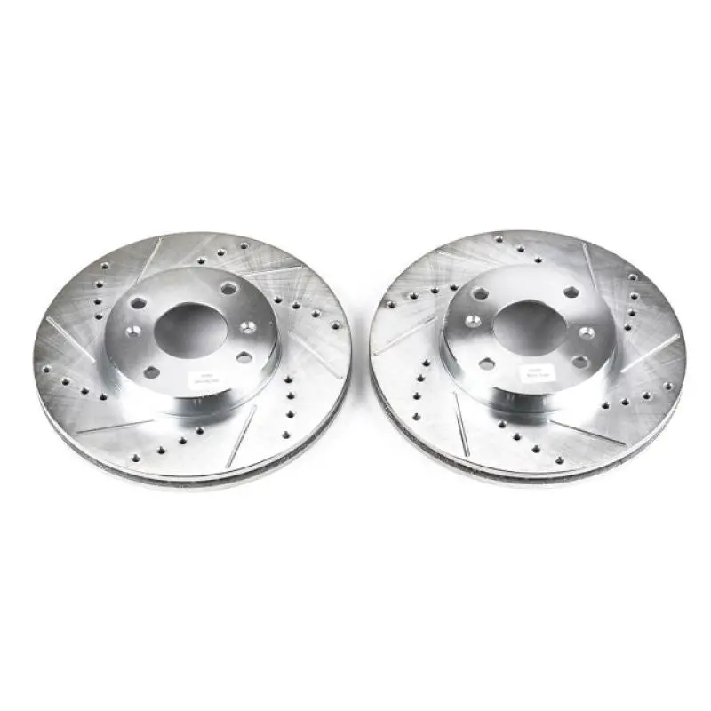 Power Stop 98-99 Acura Cl Front Evolution Drilled & Slotted Rotors - Pair 1