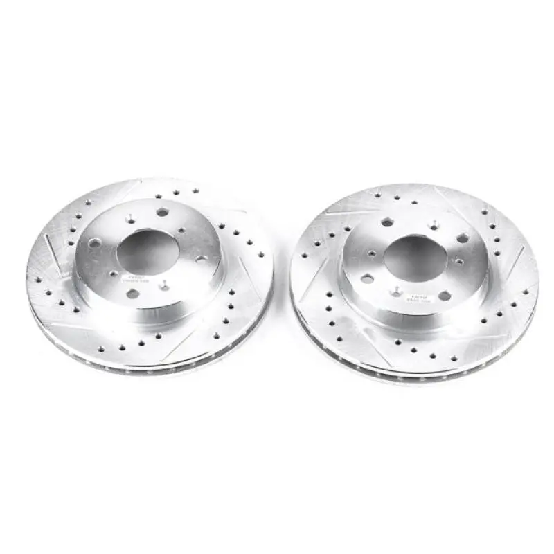 Power Stop 98-99 Acura Cl Front Evolution Drilled & Slotted Rotors - Pair 1