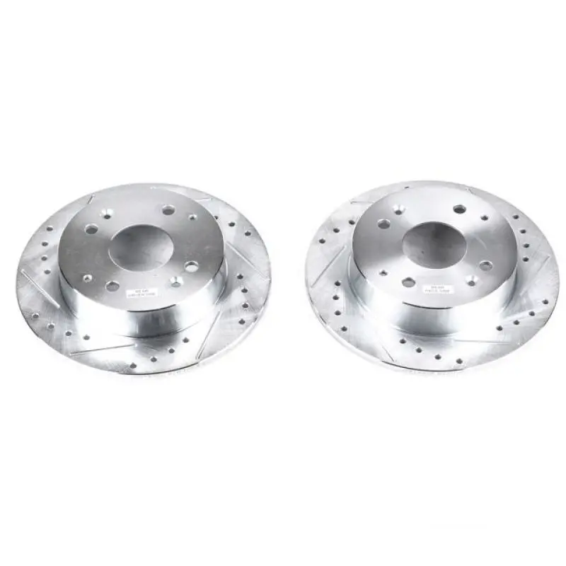 Power Stop 98-99 Acura Cl Rear Evolution Drilled & Slotted Rotors - Pair 1