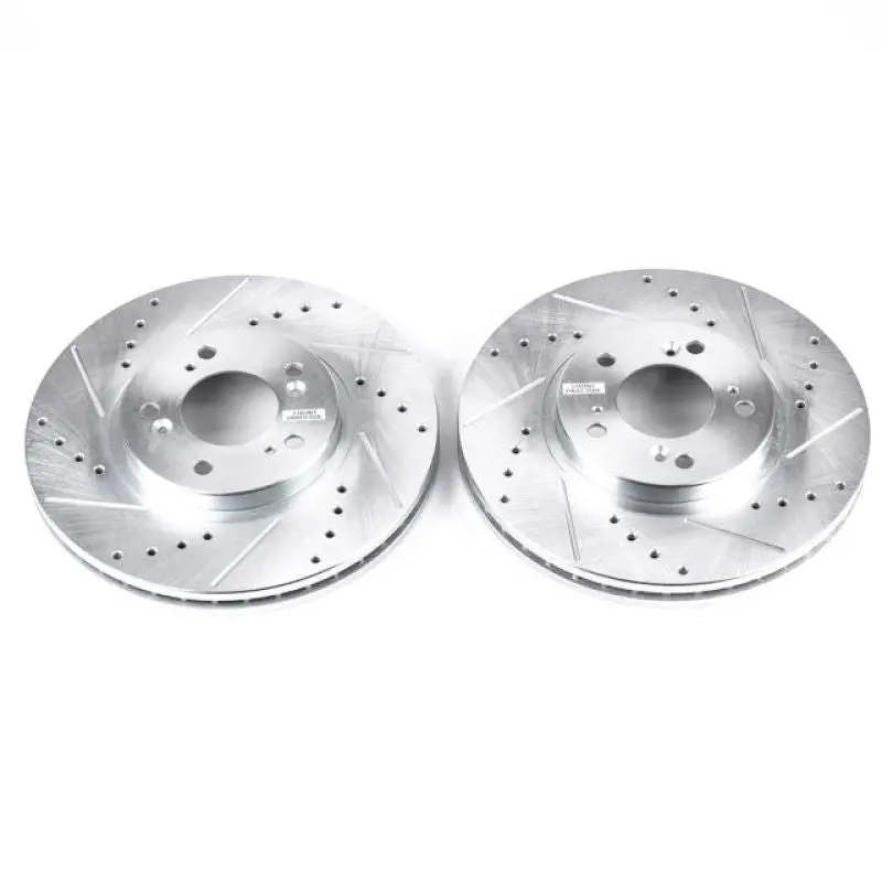 Power Stop 99-04 Acura Rl Front Evolution Drilled & Slotted Rotors - Pair 1