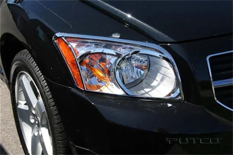 Putco 07-10 Dodge Caliber Head Lamp Overlays & Rings 1