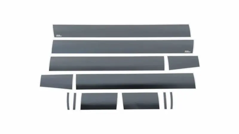 Putco 07-13 Gmc Sierra Crew Cab 5.5Ft Box - 6In Wide - 12Pcs Black Platinum Rocker Panels 1