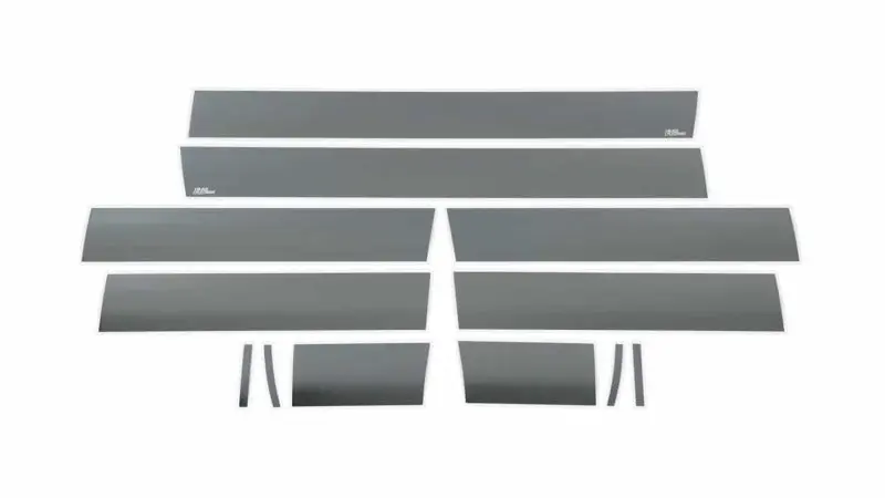 Putco 07-13 Gmc Sierra Extended Cab 8Ft Long Box - 6In Wide - 12Pcs Black Platinum Rocker Panels 1