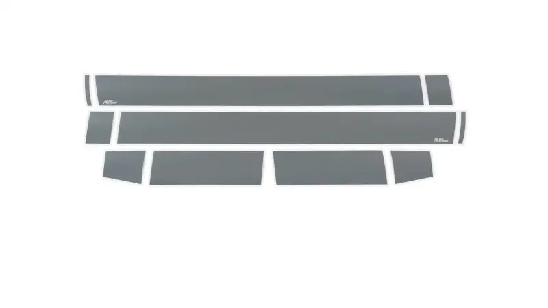 Putco 07-13 Gmc Sierra Reg Cab 6.5 Short Box - 6In Wide - 12Pcs Black Platinum Rocker Panels 1