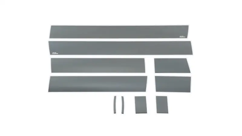 Putco 07-13 Gmc Sierra Reg Cab 8Ft Long Box - 6In Wide - 10Pcs Black Platinum Rocker Panels 1