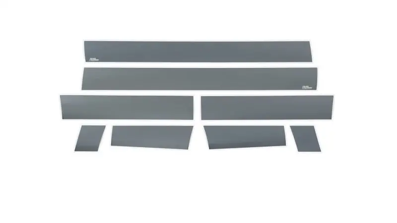 Putco 07-14 Cadillac Escalade - 6In Wide (8Pcs) Black Platinum Rocker Panels 1