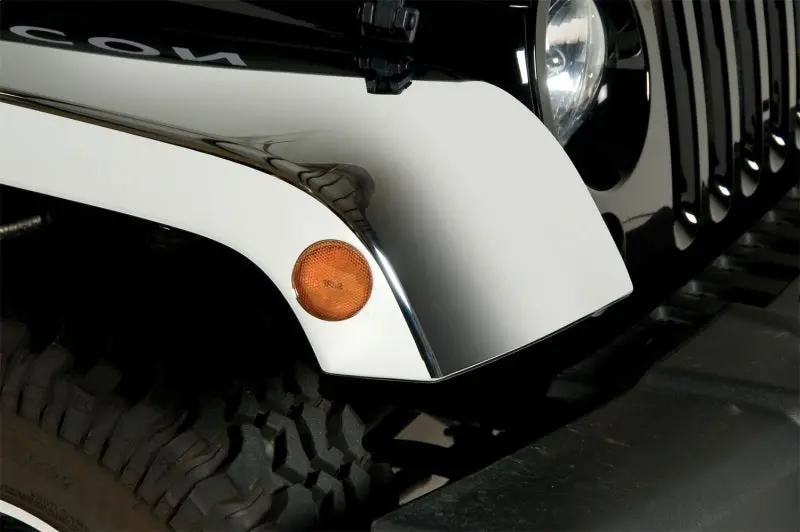 Putco 07-18 Jeep Wrangler Chrome Abs Fender Flares 1