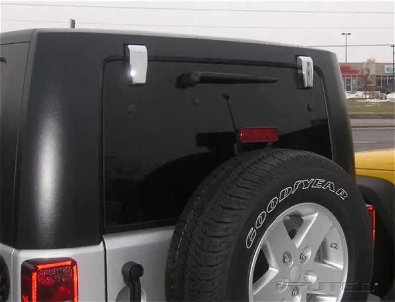 Putco 07-18 Jeep Wrangler - Rear Hinge Cover (Upper) 1