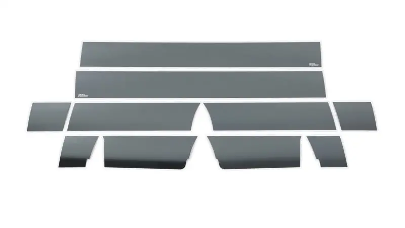 Putco 09-14 Ford F-150 Reg Cab 6.5 Short Box - 7In Wide (10Pcs) Black Platinum Rocker Panels 1
