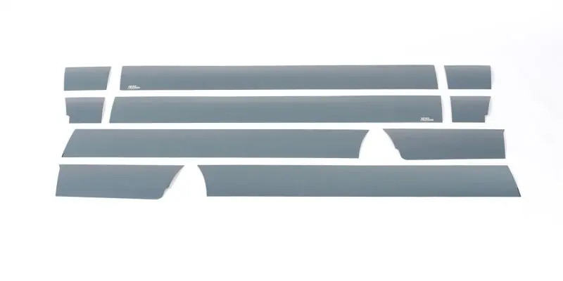 Putco 09-14 Ford F-150 Reg Cab 8Ft Long Box - 7In Wide (10Pcs) Black Platinum Rocker Panels 1