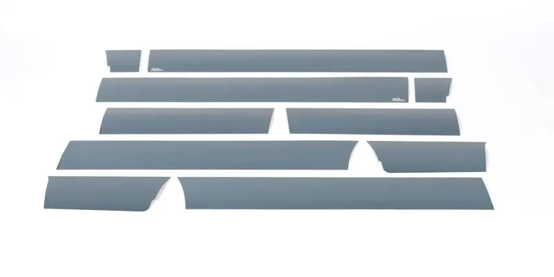 Putco 09-14 Ford F-150 Super Cab 8Ft Long Box - 7In Wide (10Pcs) Black Platinum Rocker Panels 1