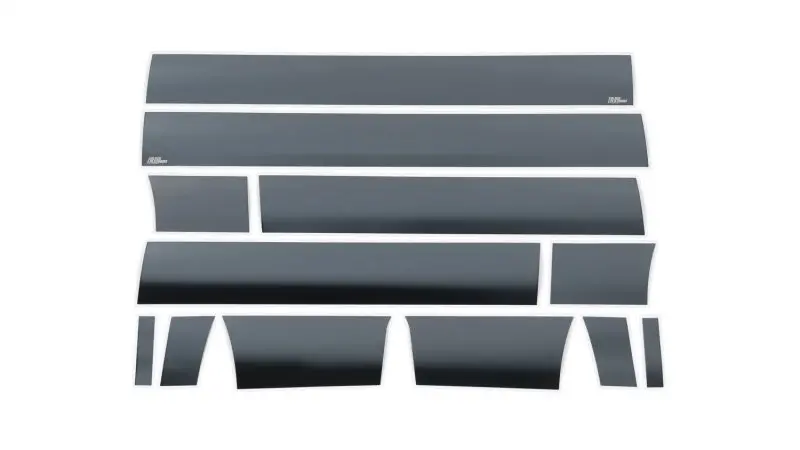 Putco 09-14 Ford F-150 Super Crew 5.5 (W/ Flares) 7In Wide - (12Pcs) Black Platinum Rocker Panels 1