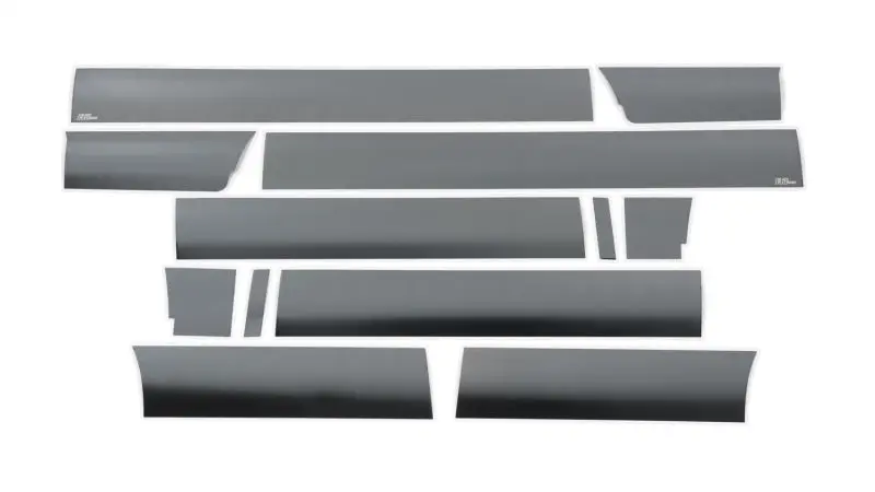 Putco 09-14 Ford F-150 Super Crew 6.5 Short Box - 7In Wide (12Pcs) Black Platinum Rocker Panels 1