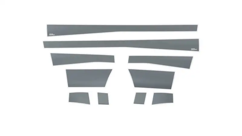 Putco 10-18 Ram 2500/3500 6.5Ft Bed- 5.5In Wide W/O Factory Flares 10Pcs Blk Platinum Rocker Panels 1